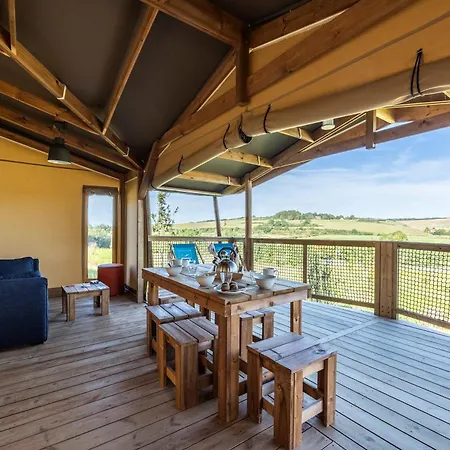 Camping Domaine Saane Et Mer Quiberville Exterior photo